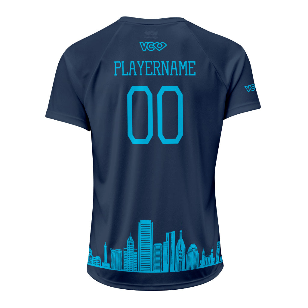 Baltimore Wave Fan Dark Raglan Jersey