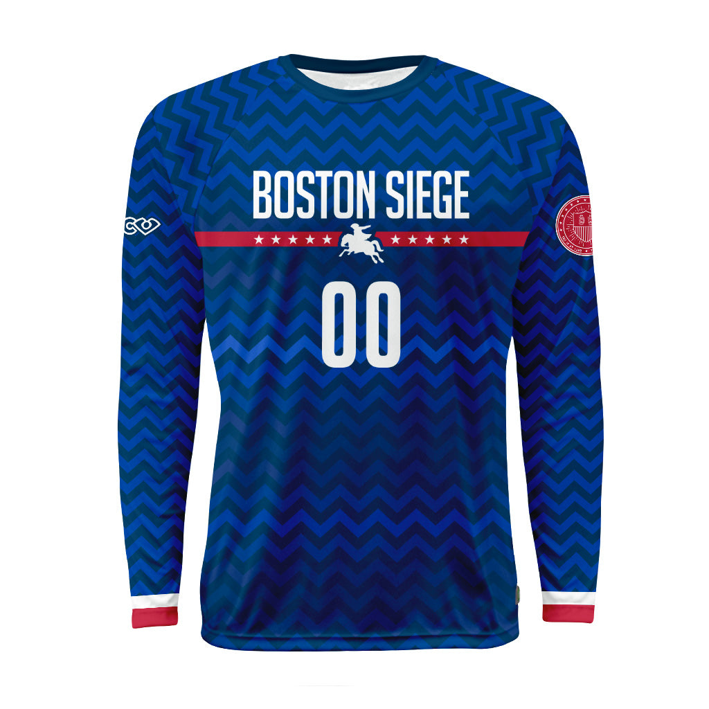Boston Siege Dark Raglan Long Sleeve
