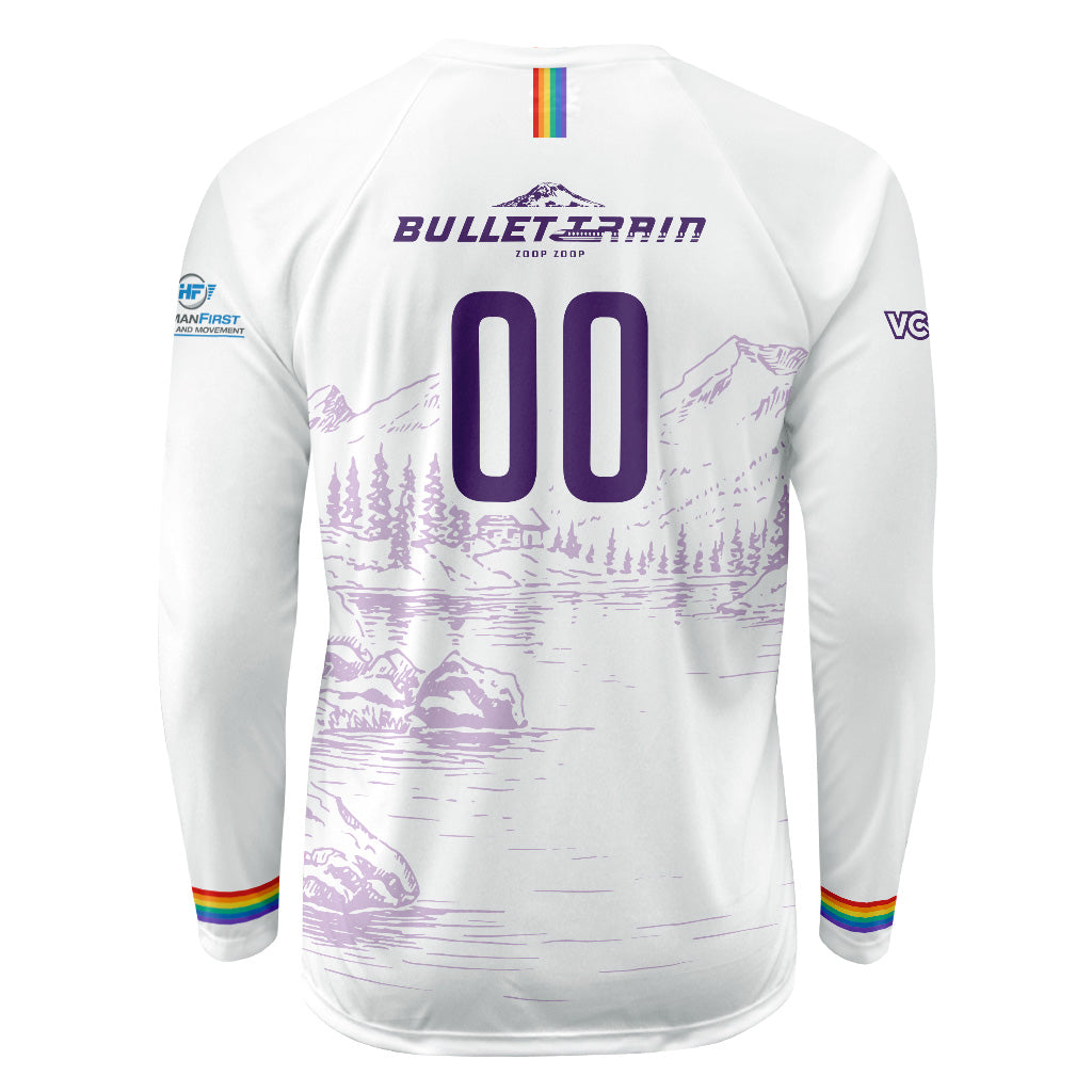 Bullet Train Light Raglan Long Sleeve