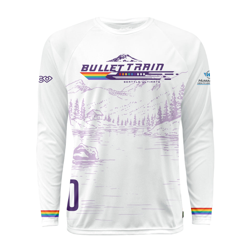 Bullet Train Light Raglan Long Sleeve