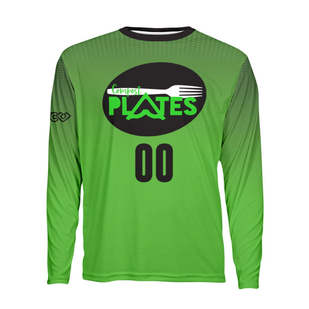 Compost Plates Dark Long Sleeve