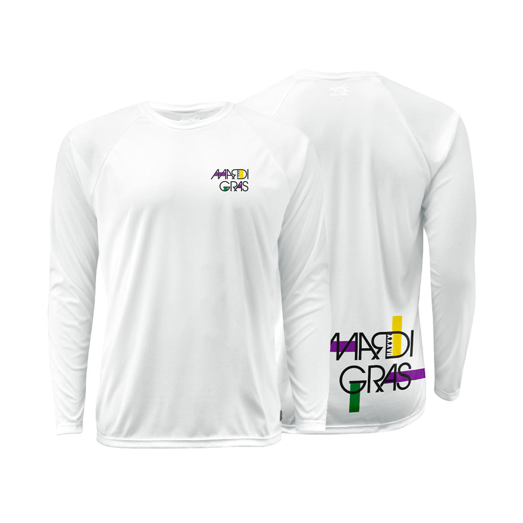 Mardi Gras Raglan Long Sleeve