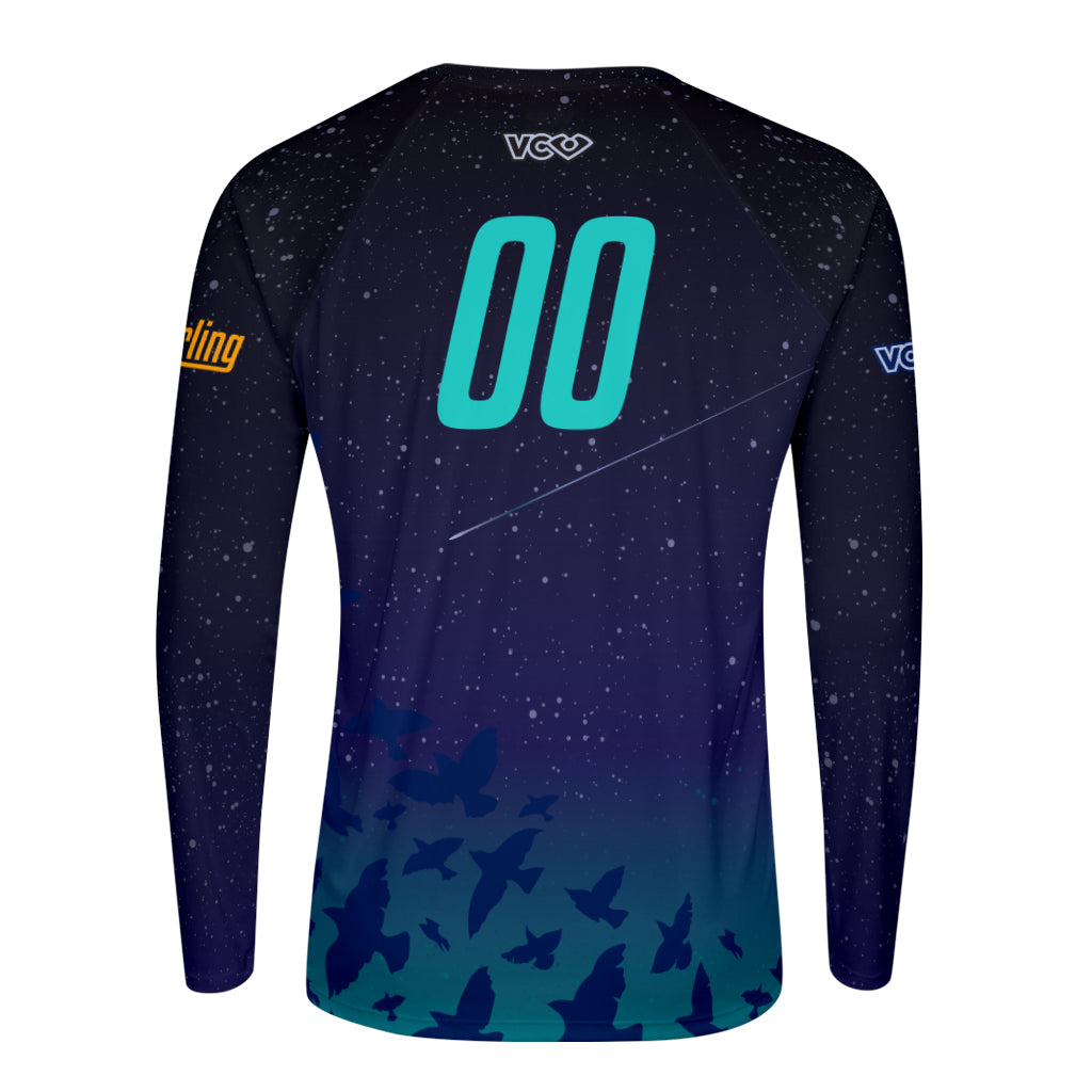 Starling Dark Raglan Long Sleeve