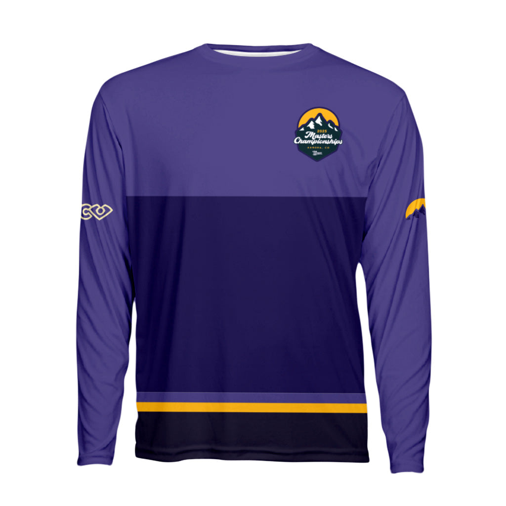 USAU Masters 2025 Stripes Purple Classic Long Sleeve