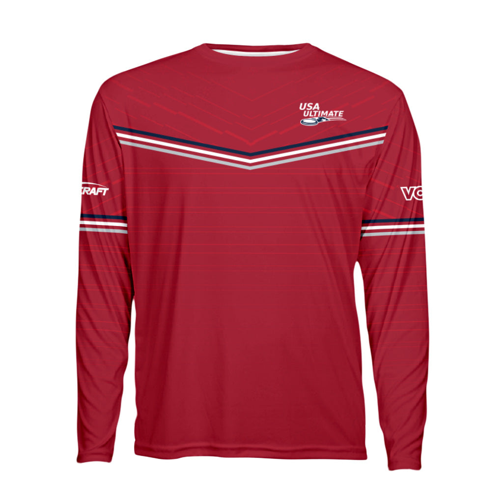 USA Ultimate Staff Red Classic Long Sleeve