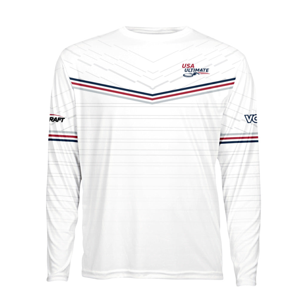 USA Ultimate Staff White Classic Long Sleeve