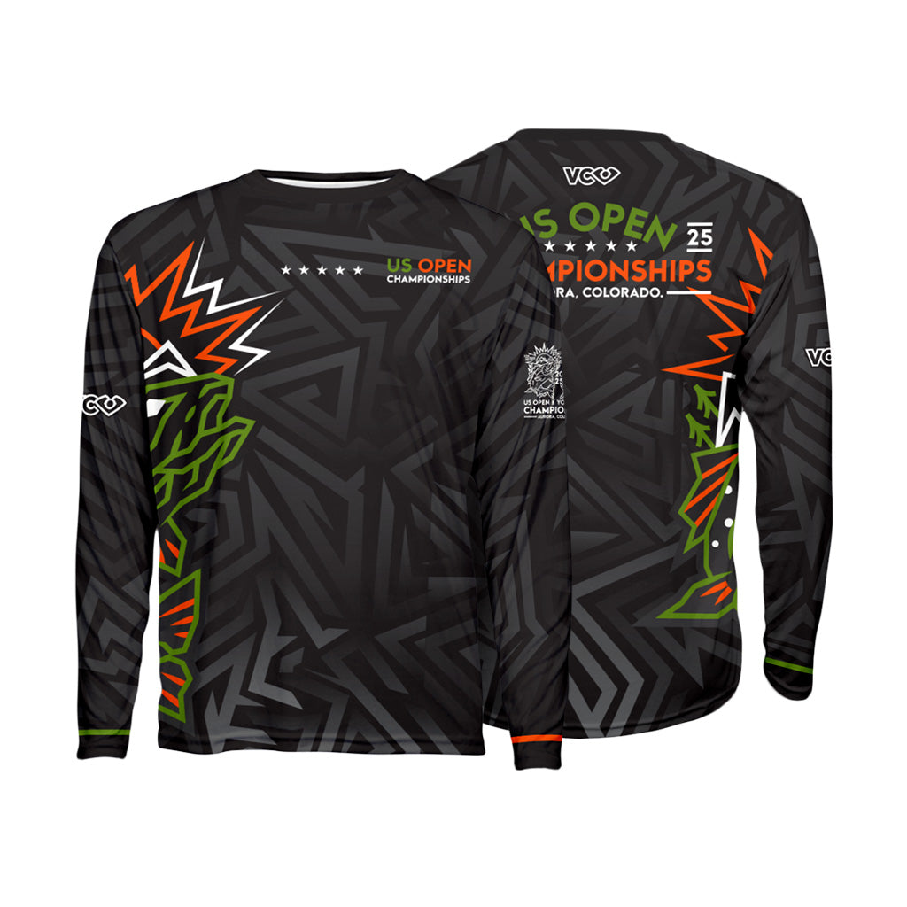 US Open 2025 Rapid Fish Black Classic Long Sleeve