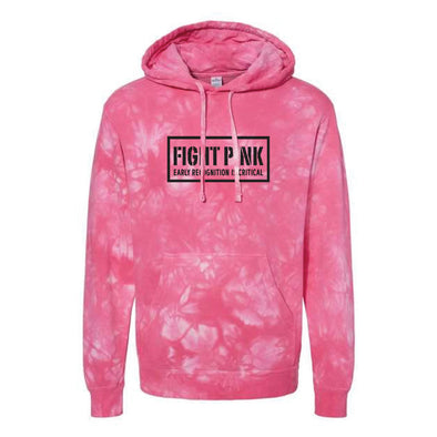 Fight Pink Tie-dye Hoodie