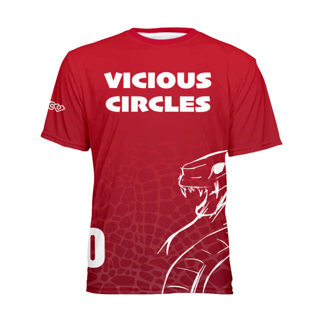 Wesleyan's Vicious Circles Classic Dark Jersey