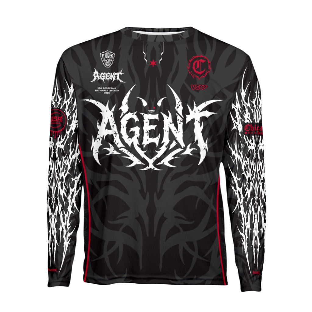 Agent Dodgeball Metal Classic Long Sleeve