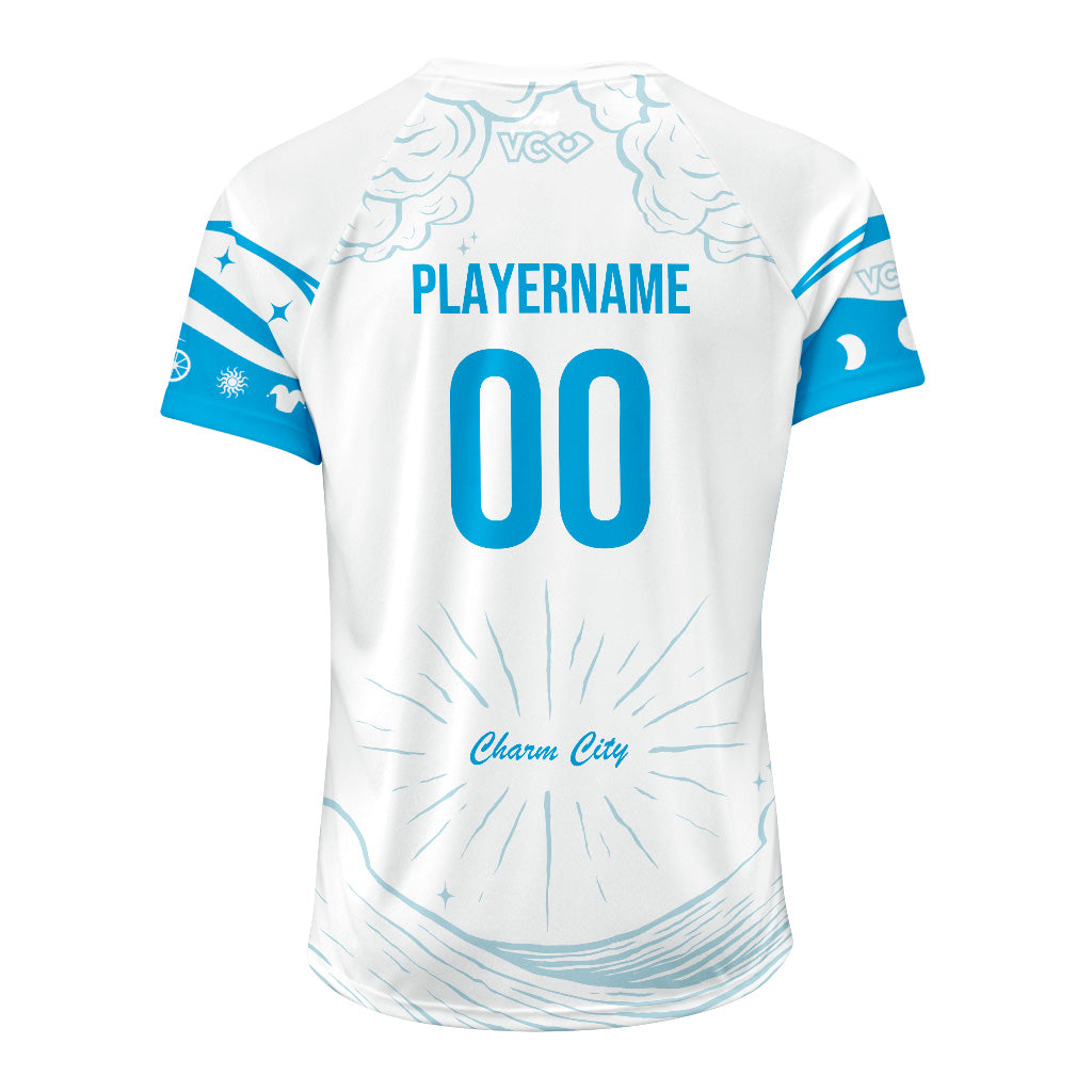 Baltimore Wave Fan Light Raglan Jersey