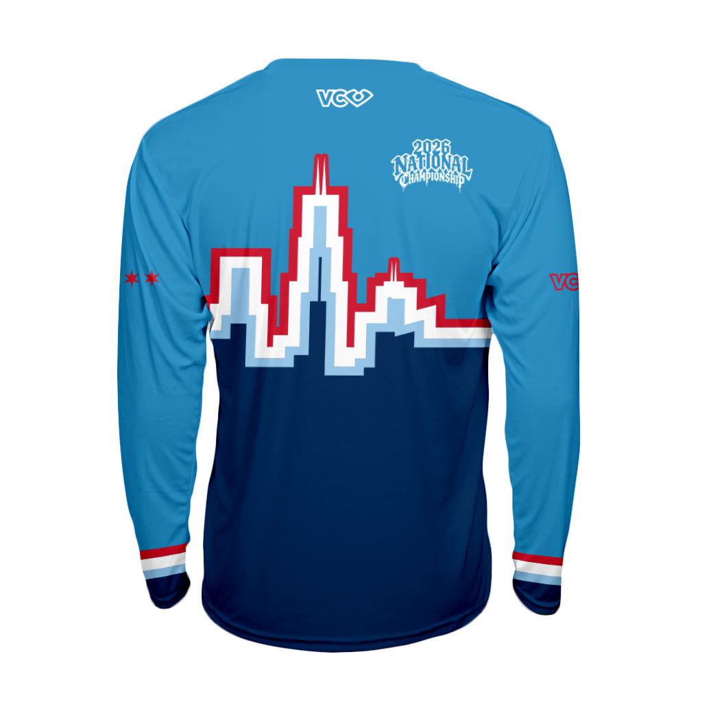 USA Dodgeball Nationals 2026 Blue Classic Long Sleeve