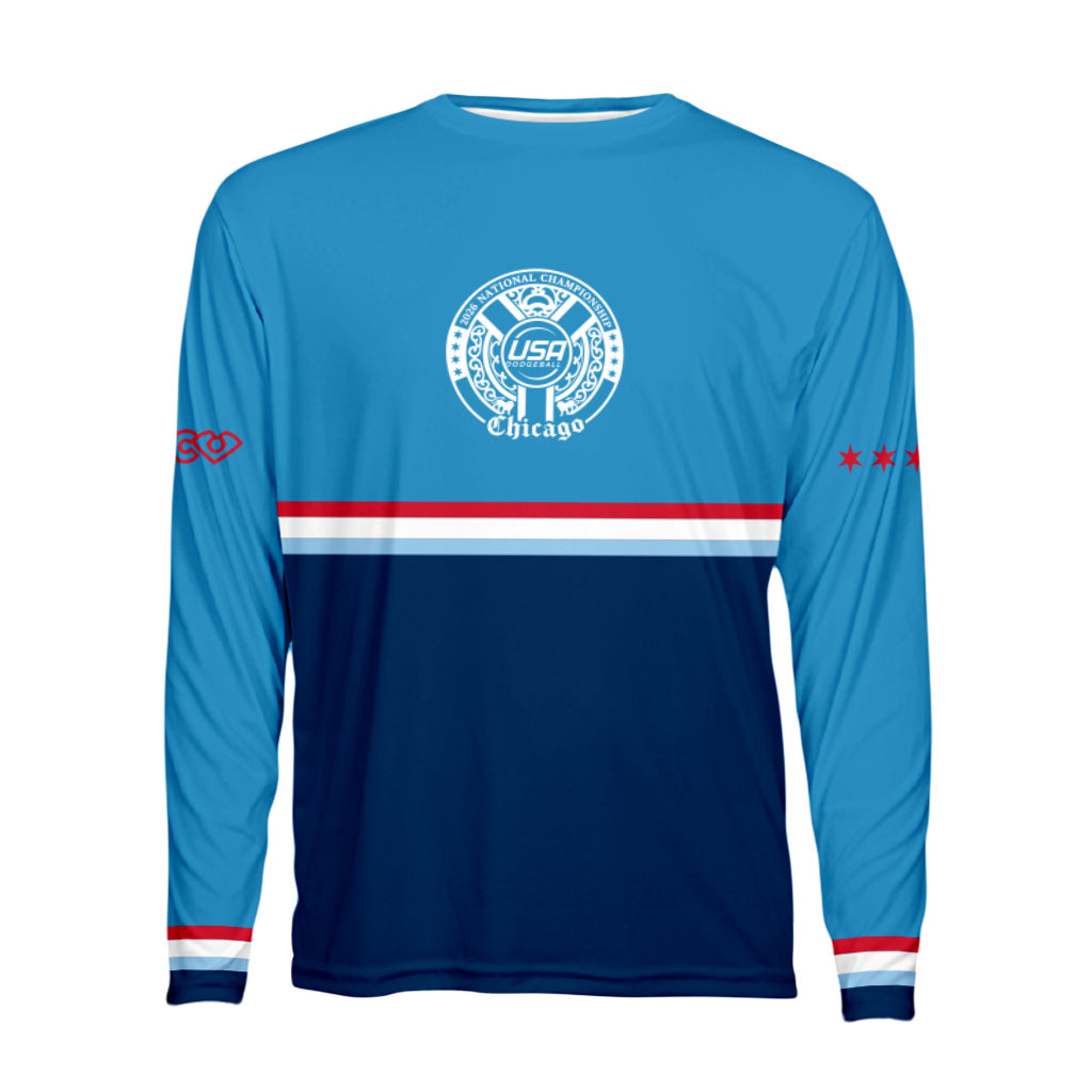 USA Dodgeball Nationals 2026 Blue Classic Long Sleeve