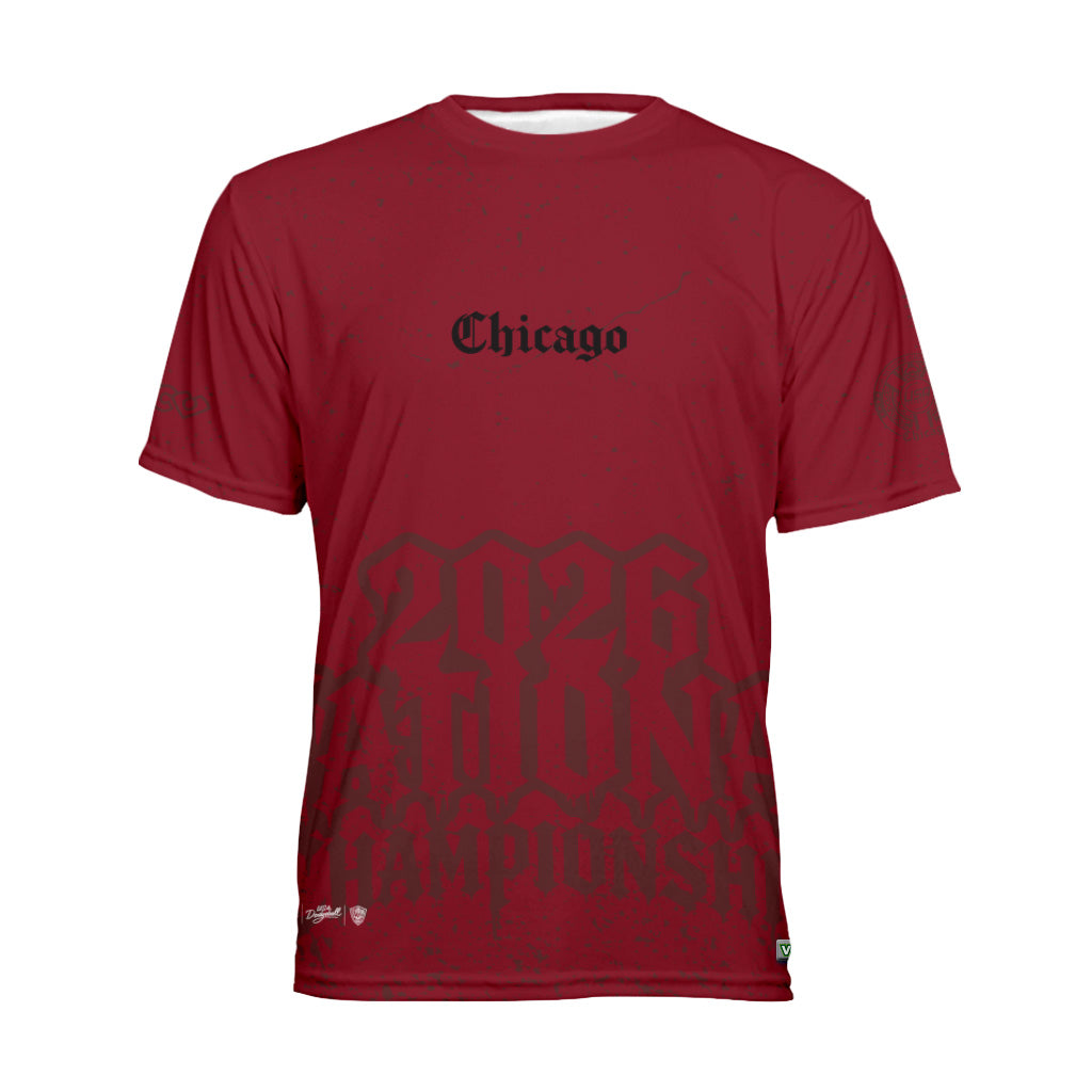 USA Dodgeball Nationals 2026 Maroon Classic Jersey