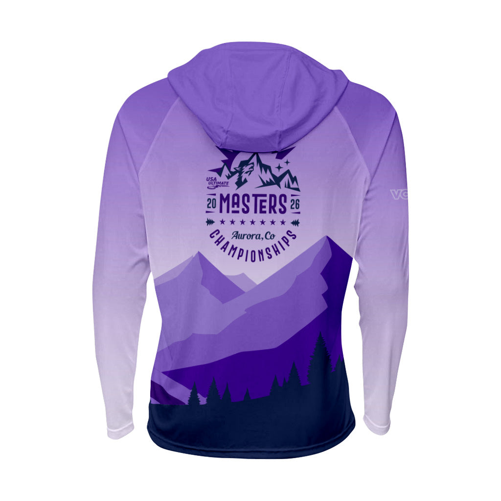 USAU Masters 2026 Mountains Purple Revolution Hoodie