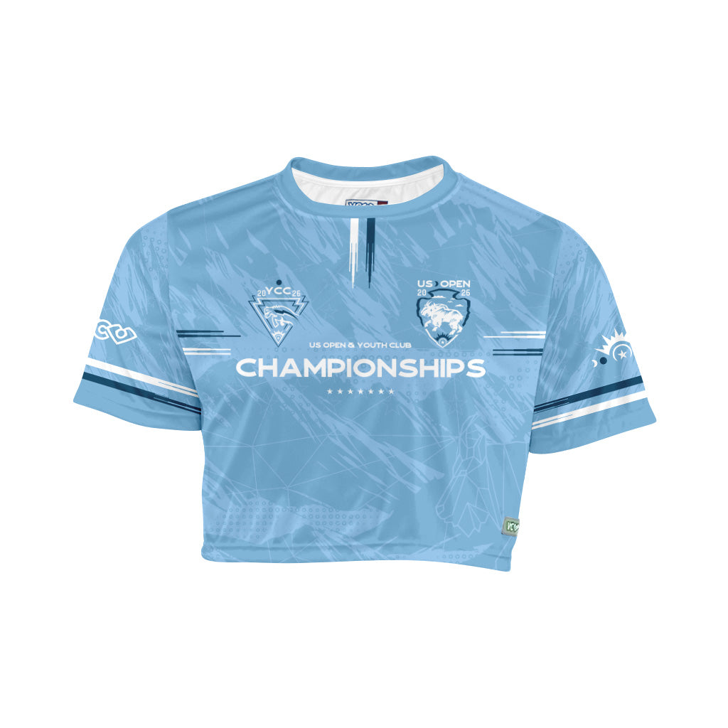 USO+YCC 2026 Geo Goats Baby Blue Classic Crop