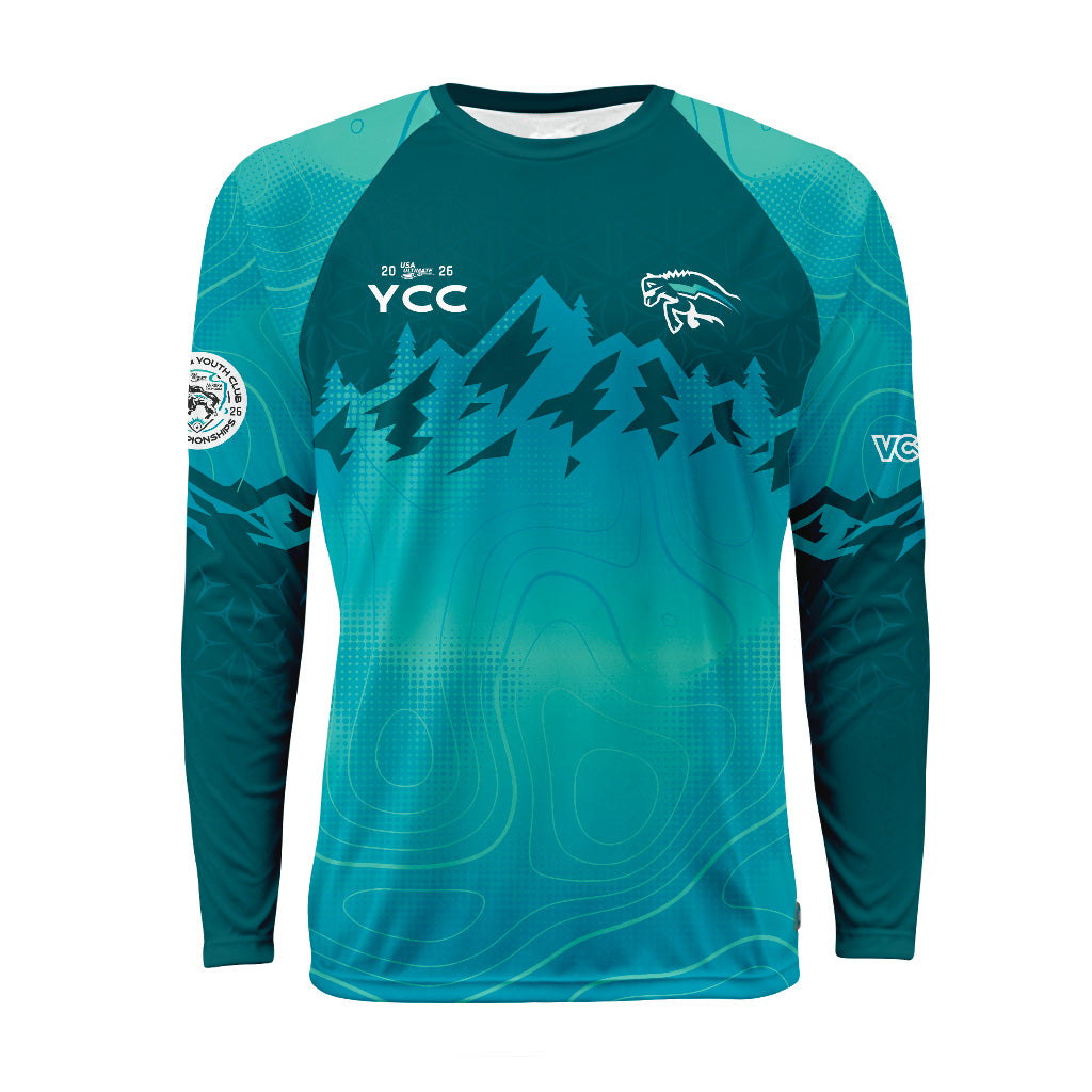 YCC 2026 Peaks Dark Raglan Long Sleeve