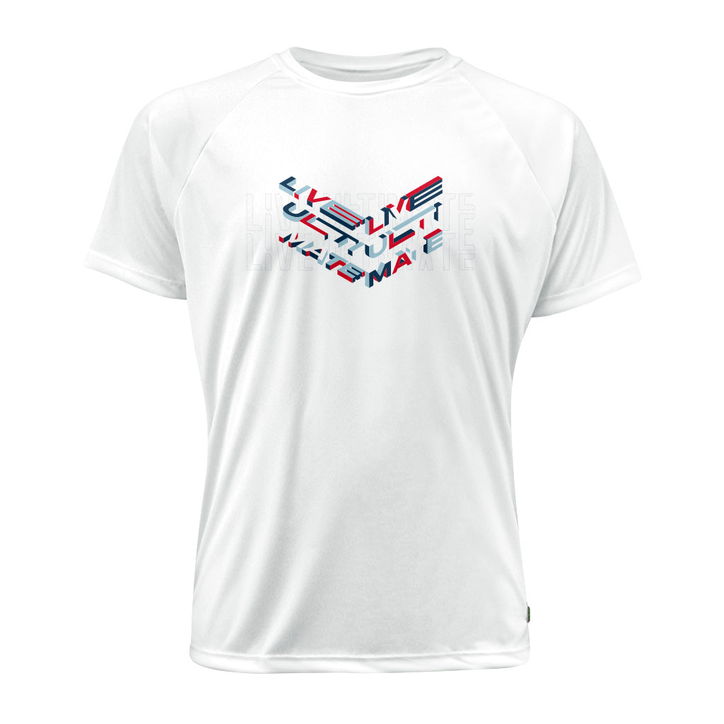 Camiseta raglán isométrica Live Ultimate